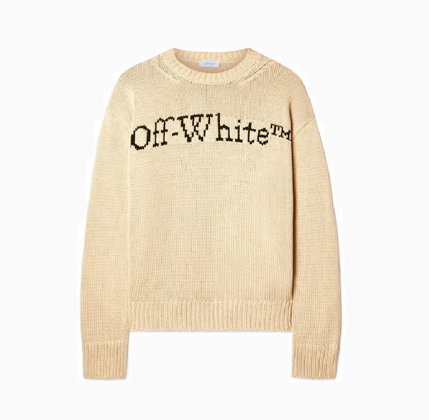 OFF-WHITE BIG BOOKISH CHUNKY KNIT CREW - PRE ORDER ITEM (預訂中)