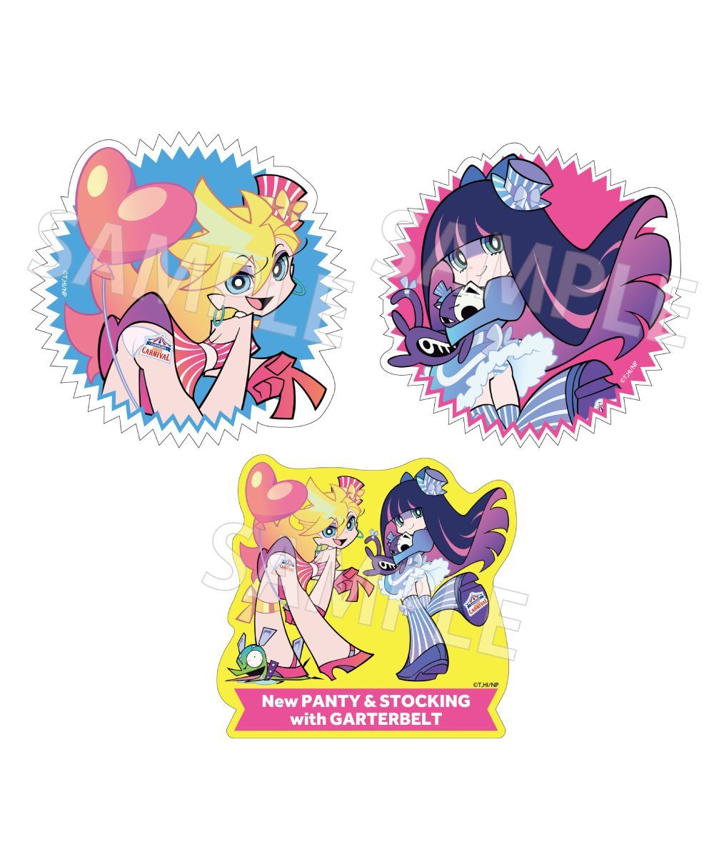 預購-《新吊帶襪天使 New PANTY ＆ STOCKING with GARTERBELT》 貼紙套組 CARNIVAL ver.【日本進口精品】