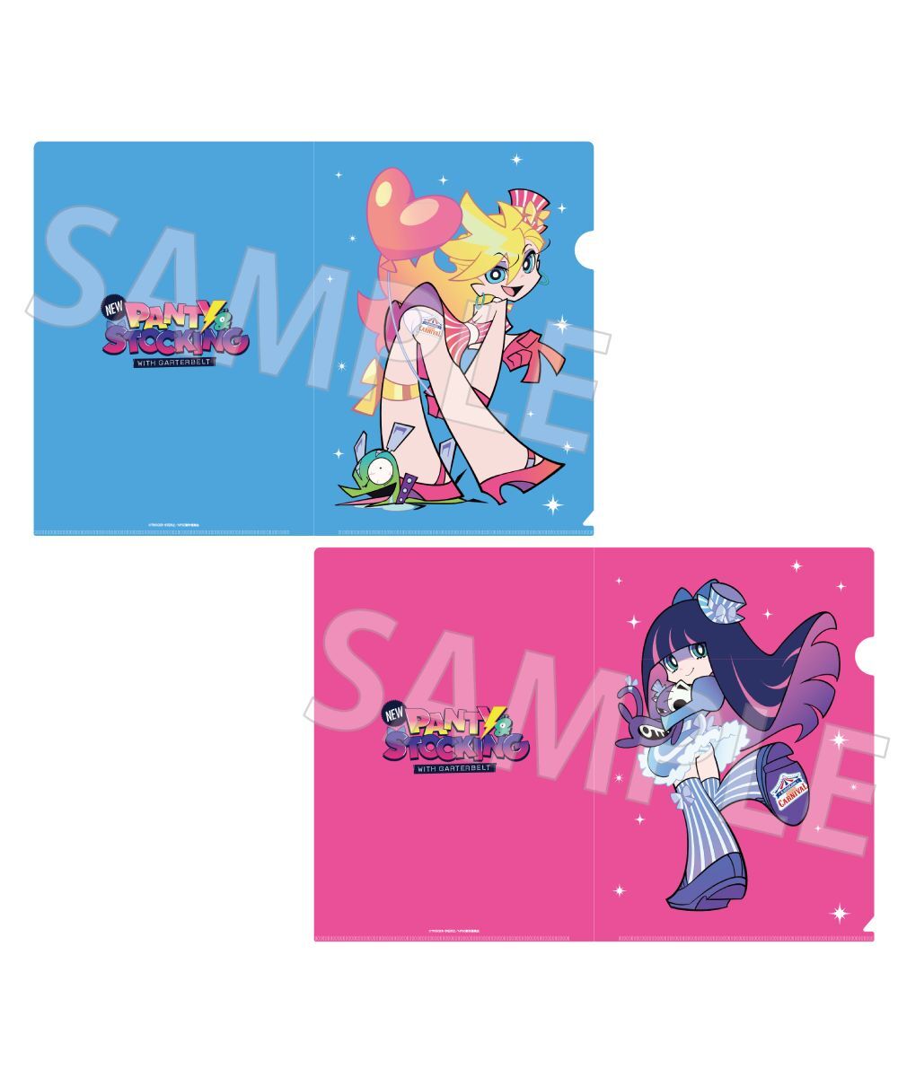 預購-《新吊帶襪天使 New PANTY ＆ STOCKING with GARTERBELT》 A4 File夾套組 CARNIVAL ver.【日本進口精品】