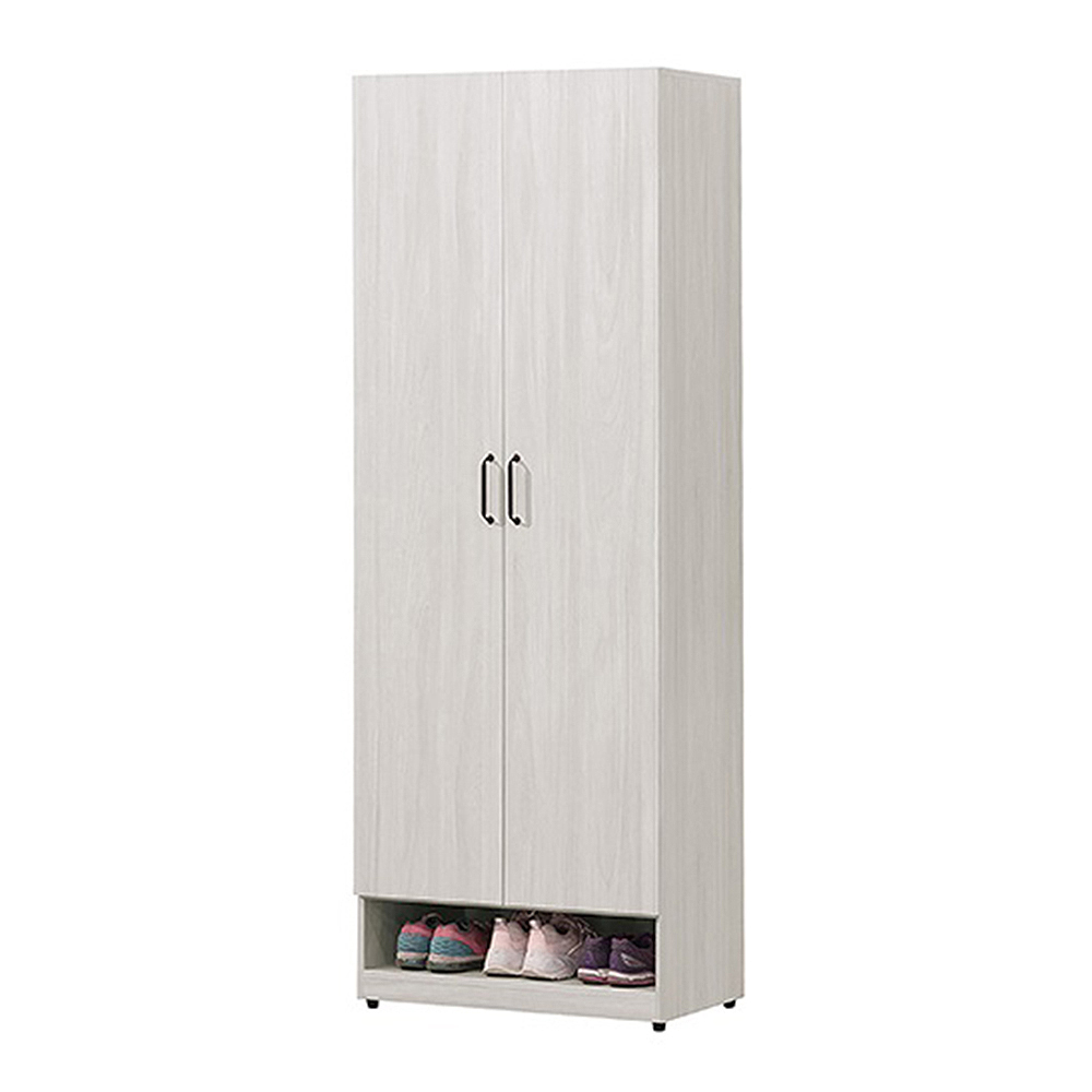 莉琪2.5尺二門下開放格高鞋櫃/玄關收納置物櫃