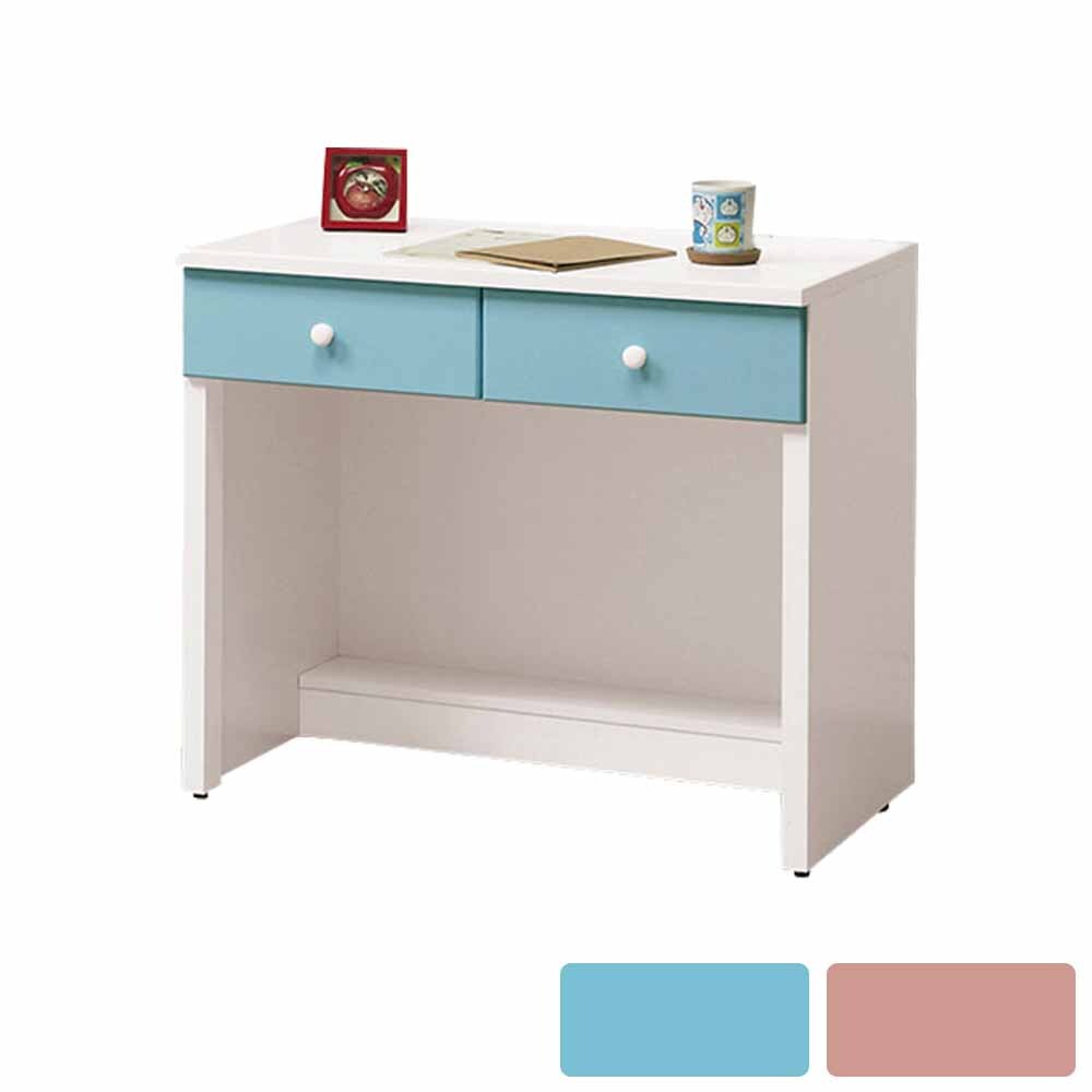 尼可3尺二抽書桌(下座-兩色可選)