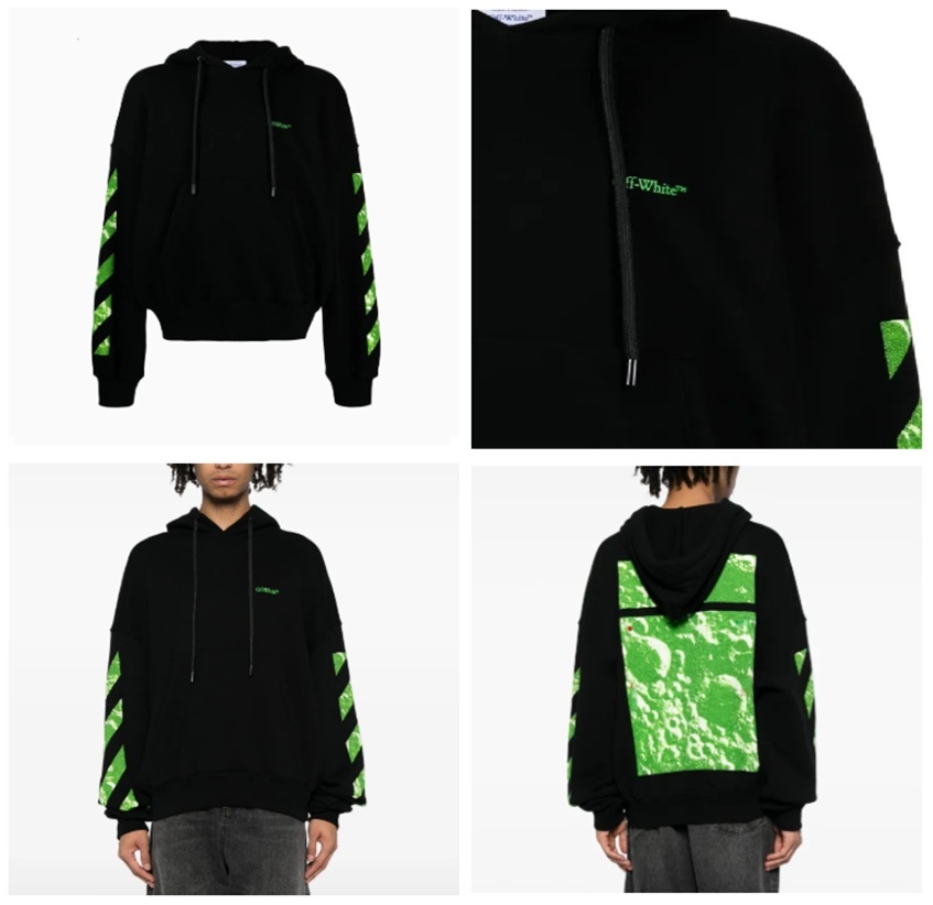 OFF-WHITE ARROW MOTIF COTTON BLACK - PRE ORDER ITEM (預訂中)