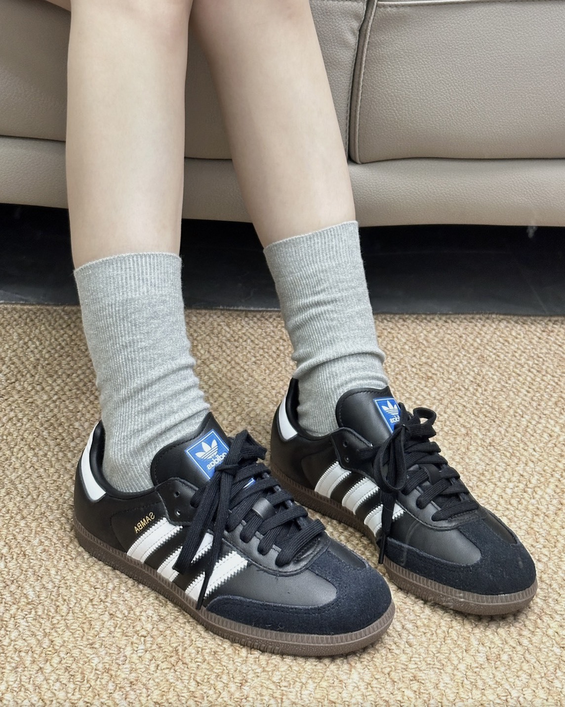 #代購 Adidas Originals Samba OG 經典復古 德訓鞋 黑 B75807
