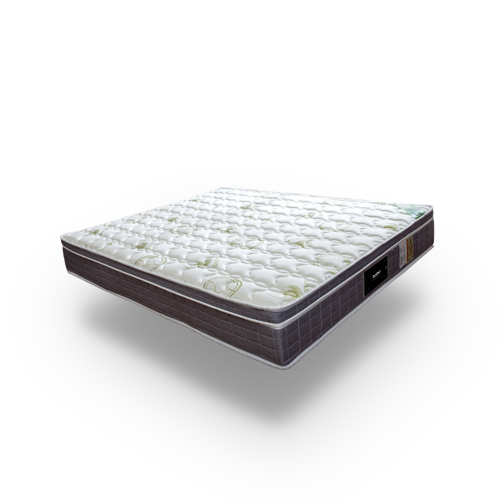 出清-綠緹 aloe vera蘆薈纖維天然乳膠三線封邊獨立筒床墊-5尺標準雙人