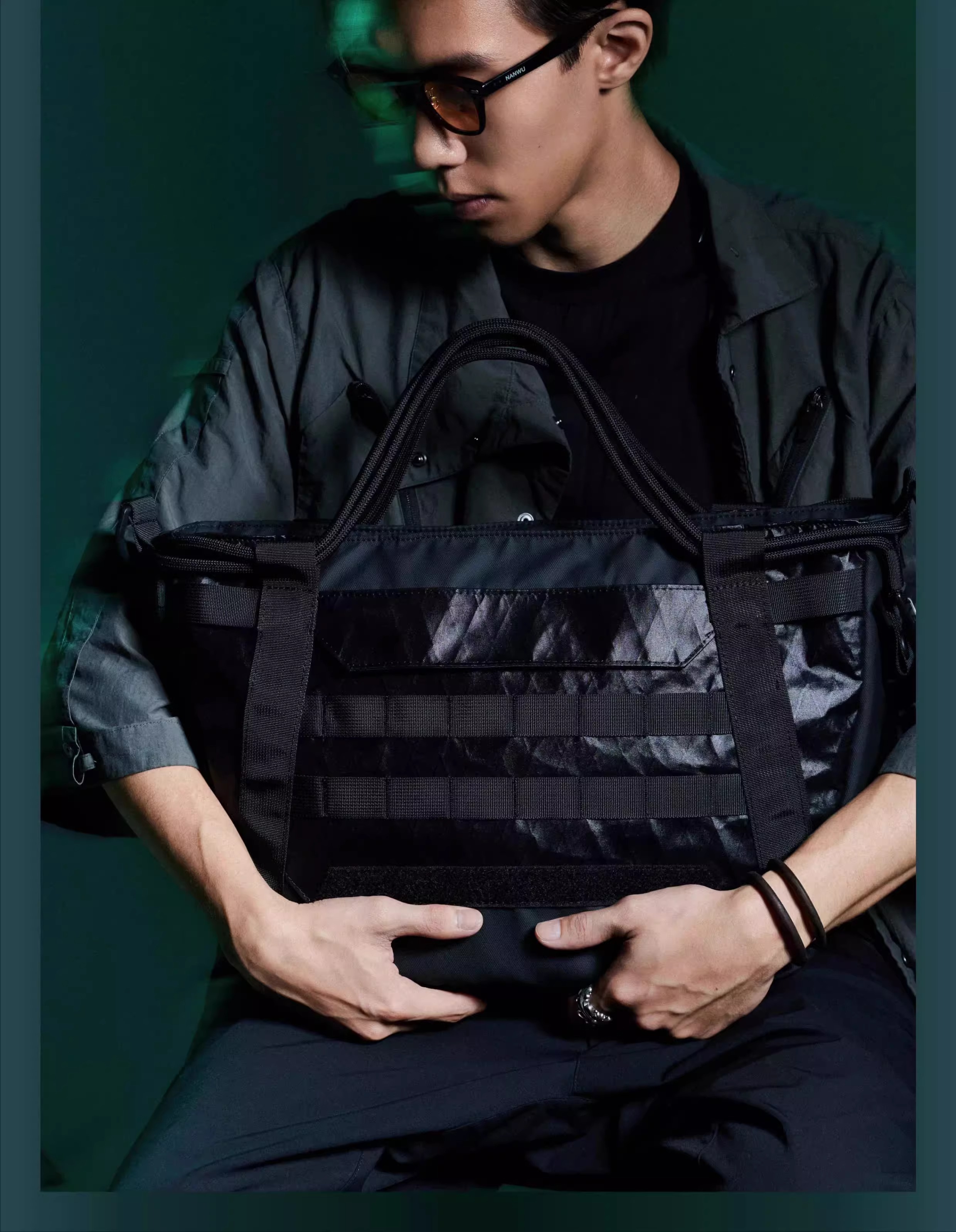 【超頻漫遊】XL-02 「鏈噪」抽繩托特包