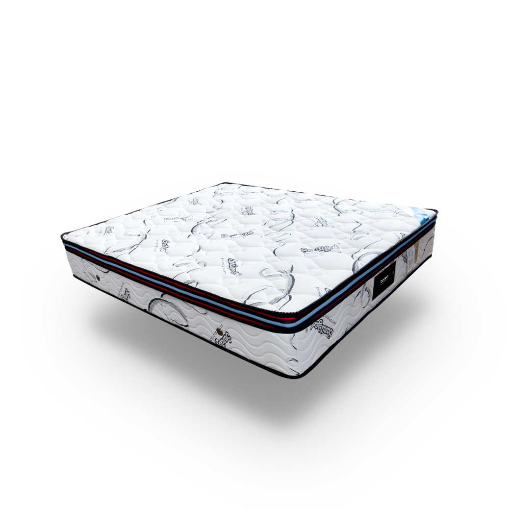 出清-活力 瑞士Sanitized抗菌三線蜂巢式獨立筒床墊-5尺標準雙人