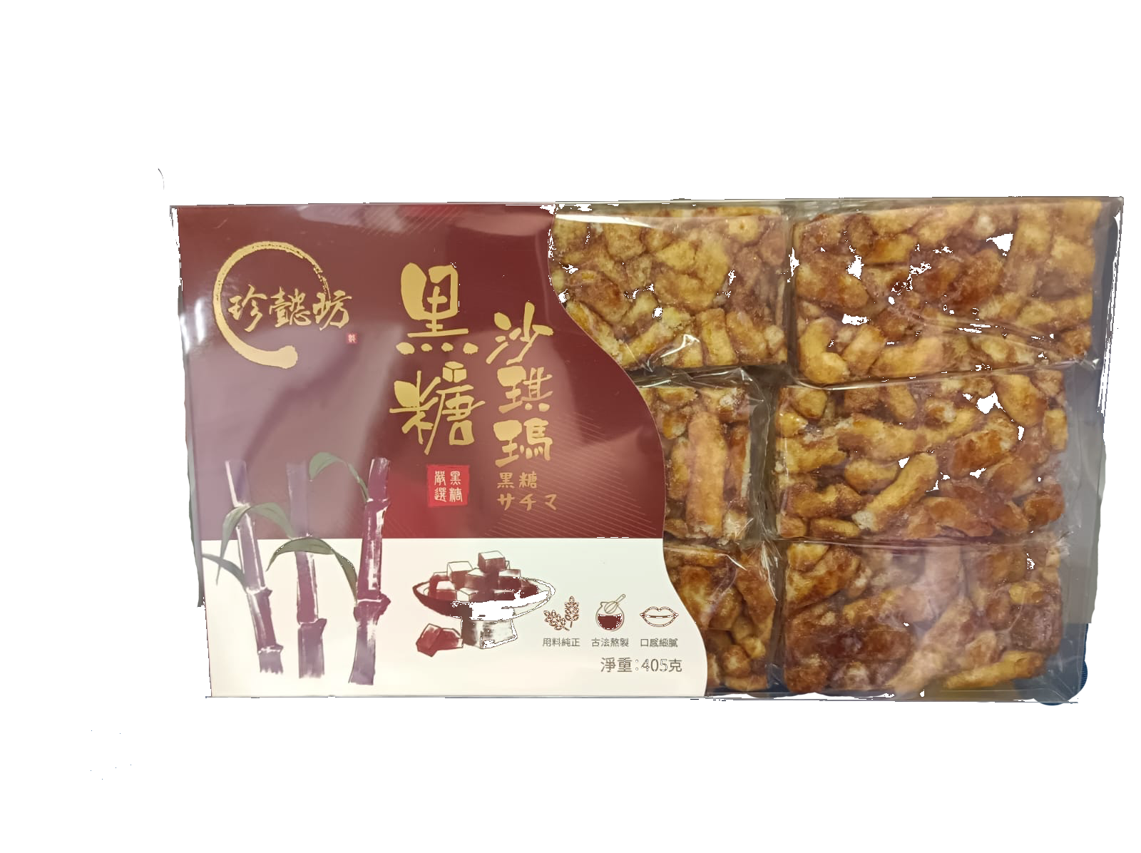 珍懿坊 黑糖沙琪瑪 405g