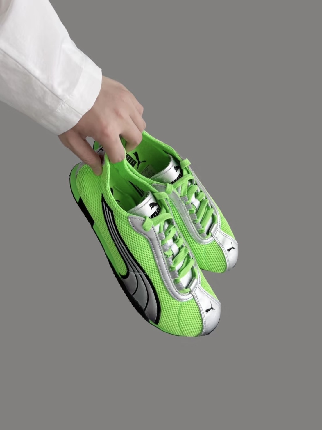 新品未使用　PUMA H-STREET OG 24.0 CM グリーン・シルバー Puma H-STREET OG FIZZY GREEN/PUMA SILVER – mita sneakers