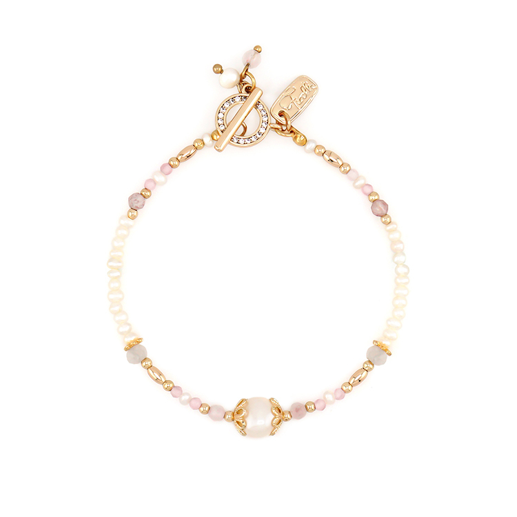 六月誕生石 • 杜鵑花 • 永遠屬於你 – 珍珠 – 手鍊