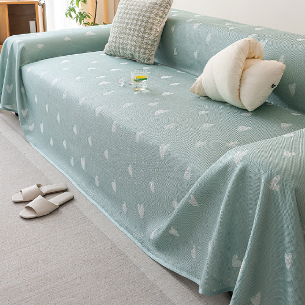 涼感舒適愛心沙發巾