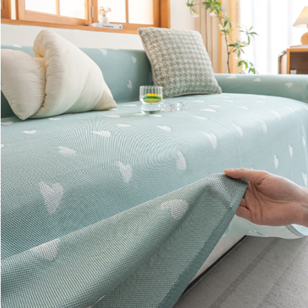 涼感舒適愛心沙發巾