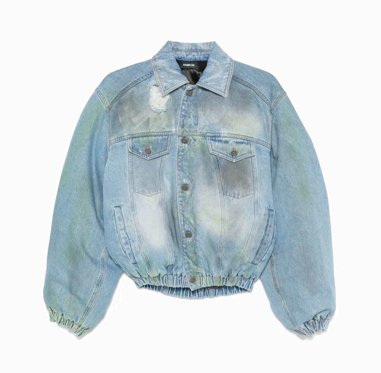 EGONLAB 2025 DENIM BOMBER JACKET - INDIGO PRE ORDER ITEM (預訂中)