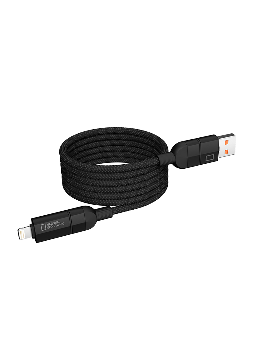 國家地理 | 磁吸四合一傳輸充電線 1.2M【National Geographic 台灣總代理】