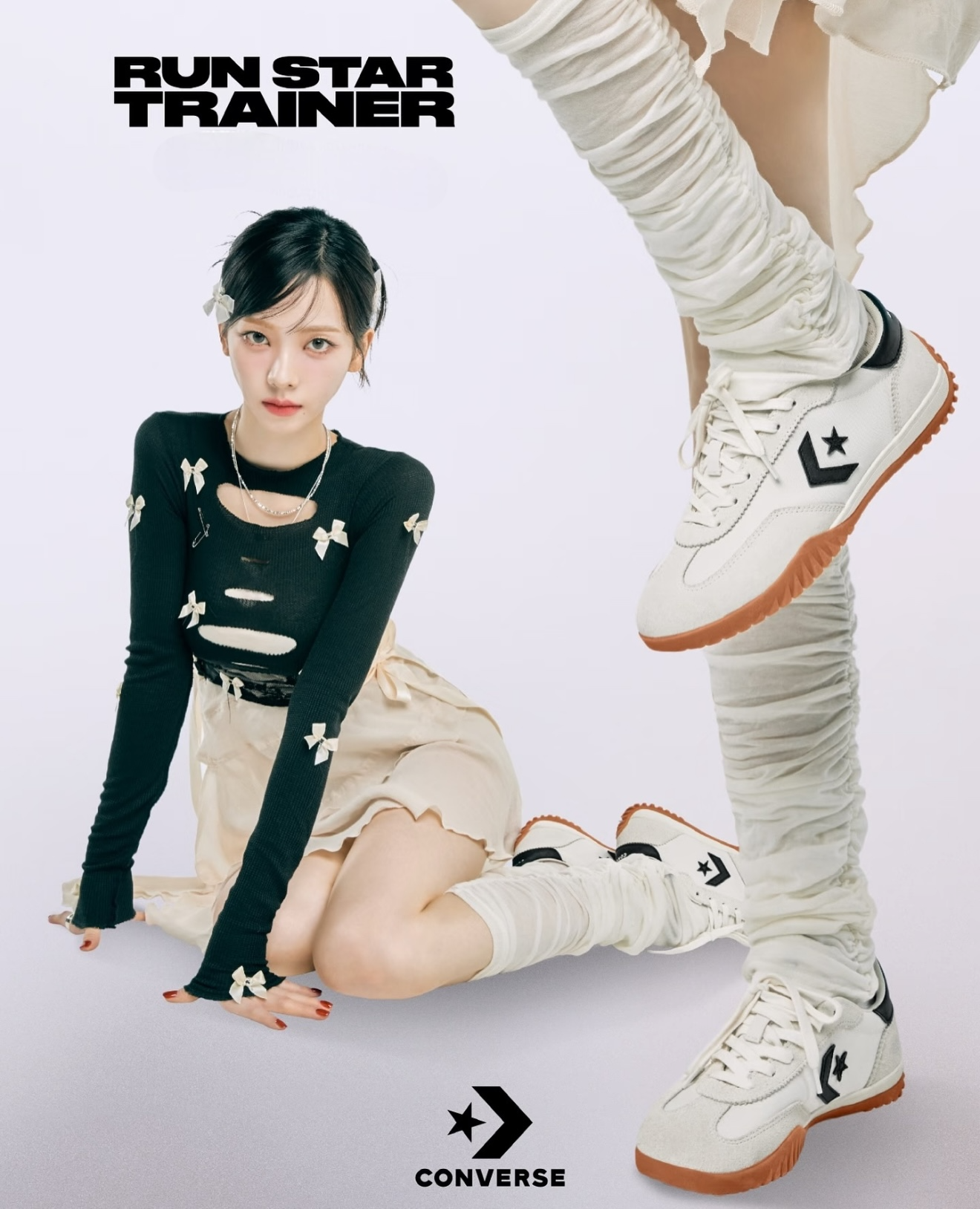 「快速出貨」Karina同款 Converse Run Star Trainer 德訓鞋 ‎焦糖底 a08263c a08262c