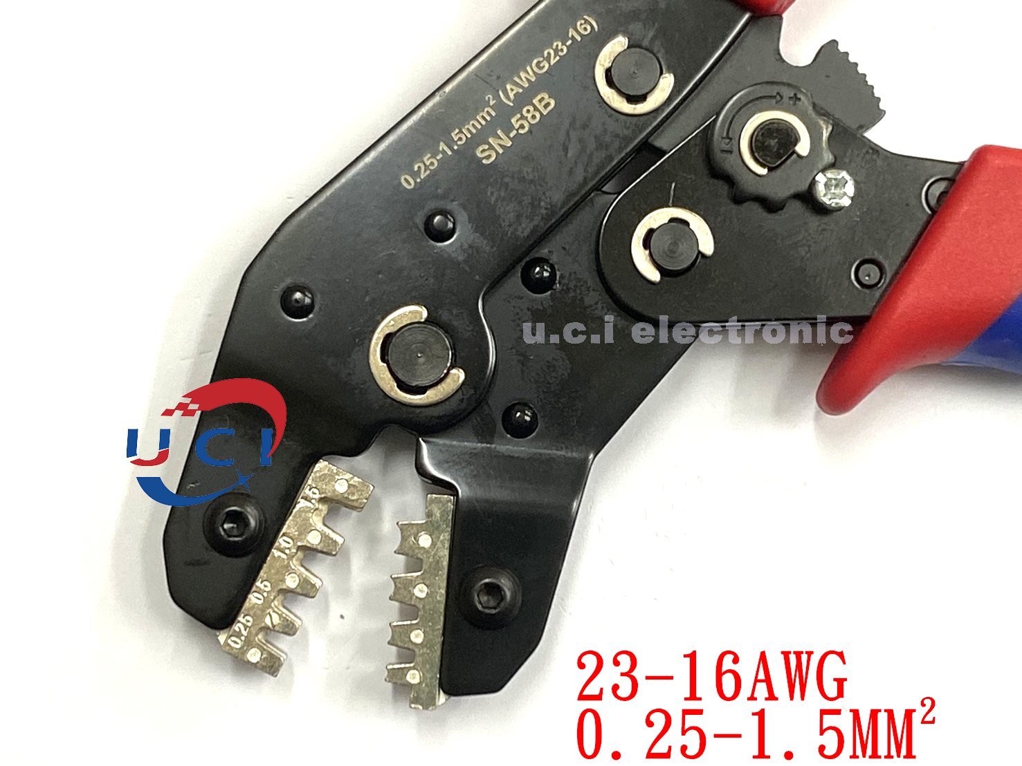 【UCI電子】(D-22) SN-58B JST插簧端子壓線鉗 壓接鉗 汽車連接器快速壓接工具 壓線鉗