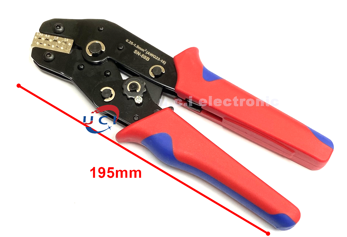 【UCI電子】(D-22) SN-58B JST插簧端子壓線鉗 壓接鉗 汽車連接器快速壓接工具 壓線鉗
