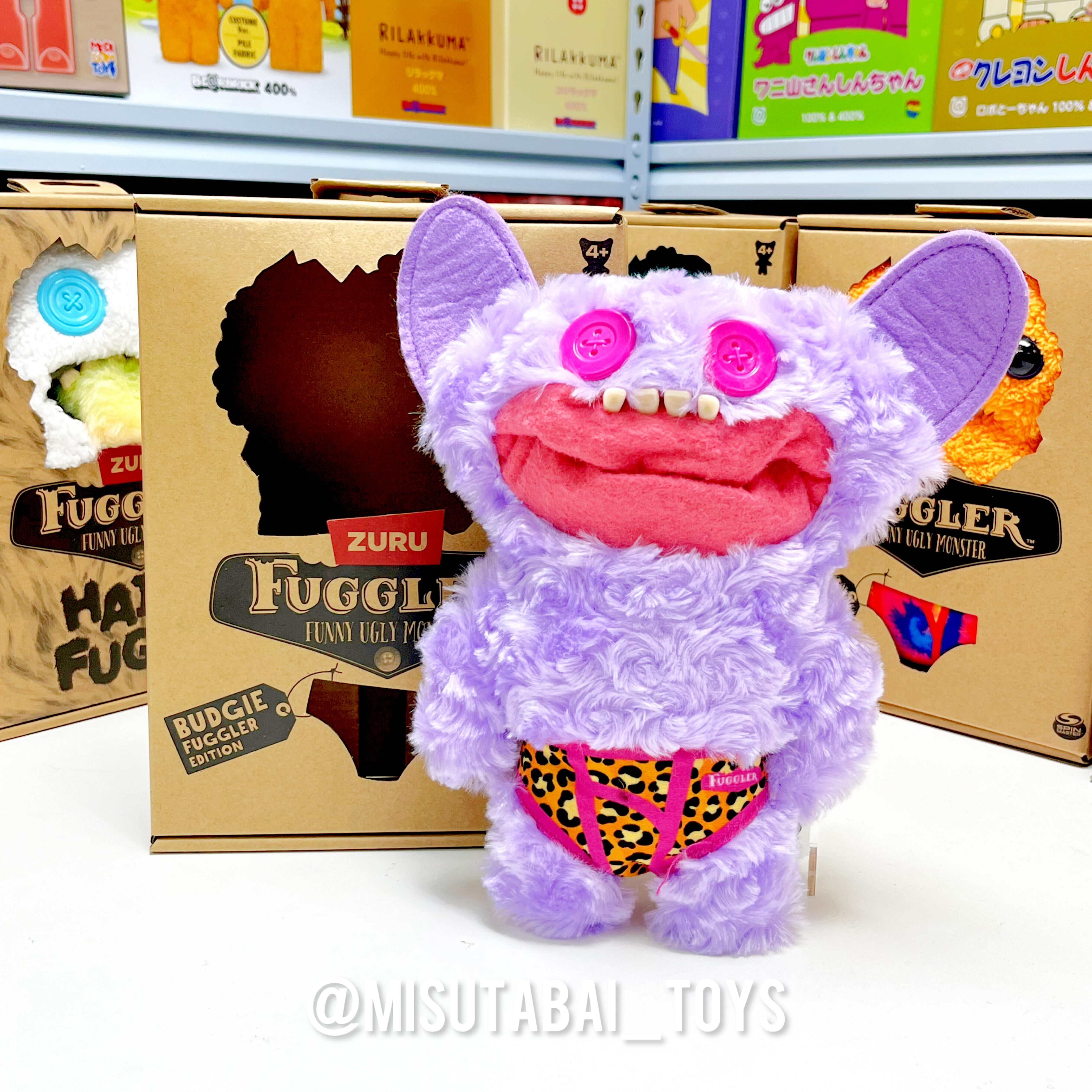 FG76113  Budgie Fuggler Grin Grin - Purple