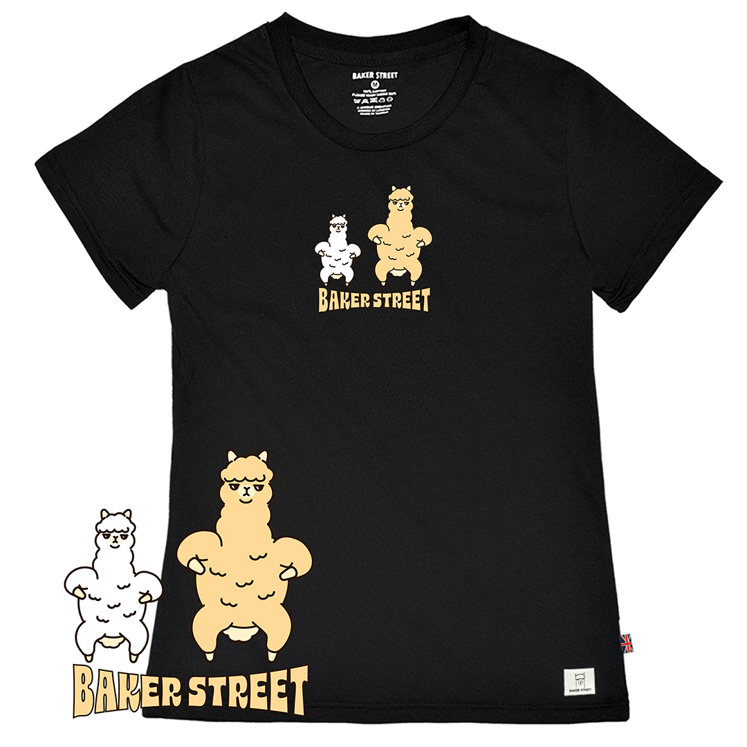 Akimbaca 叉腰駝 女版短T