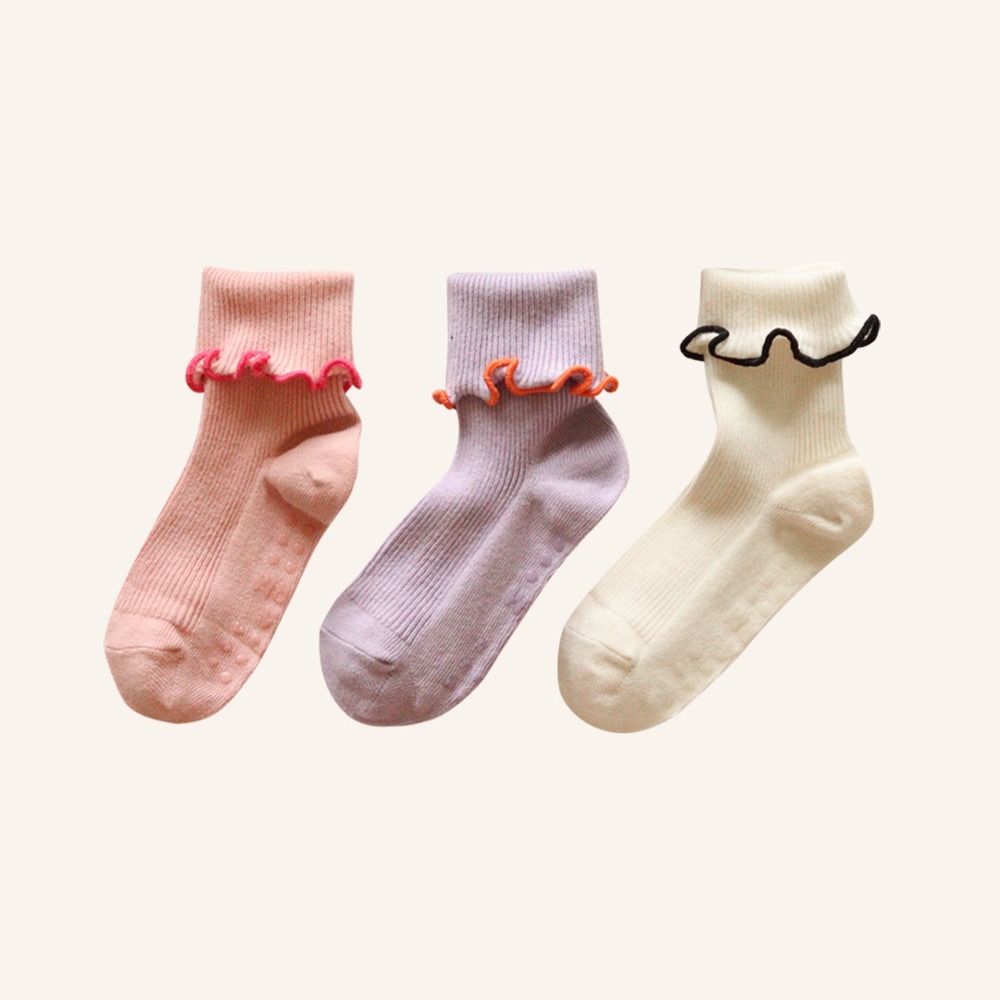 少女的荷葉滾邊3入組