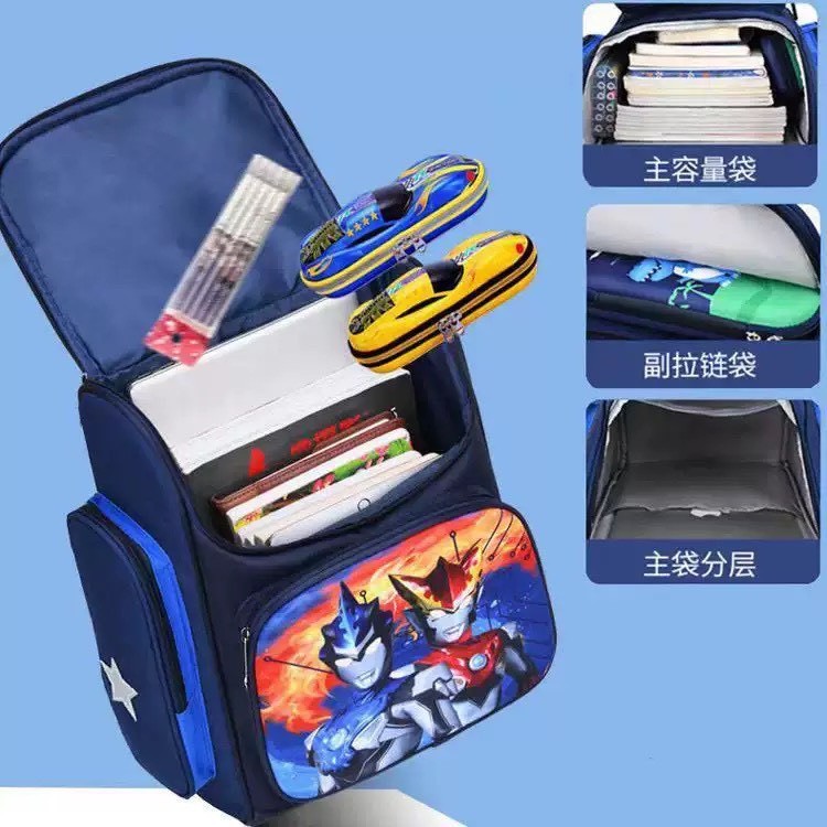 男寶立體護脊書包-0104