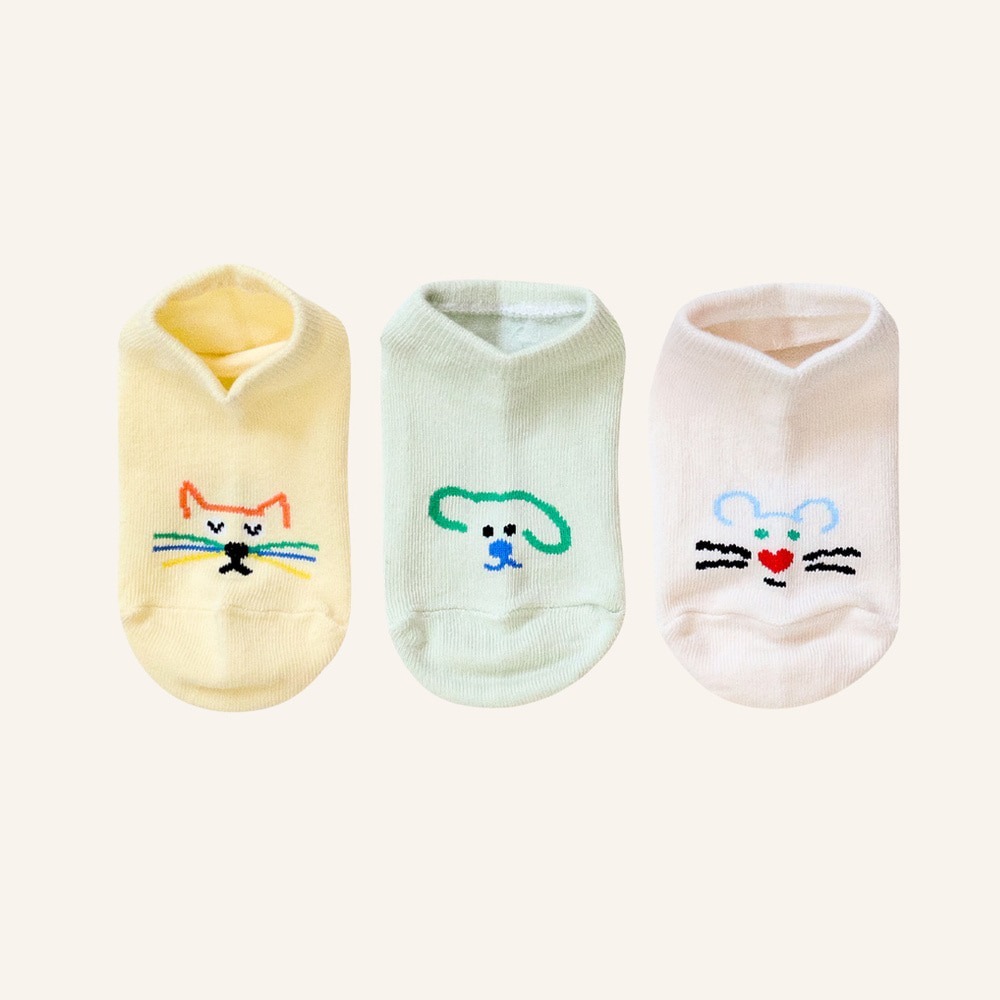 臉譜動物園3入組