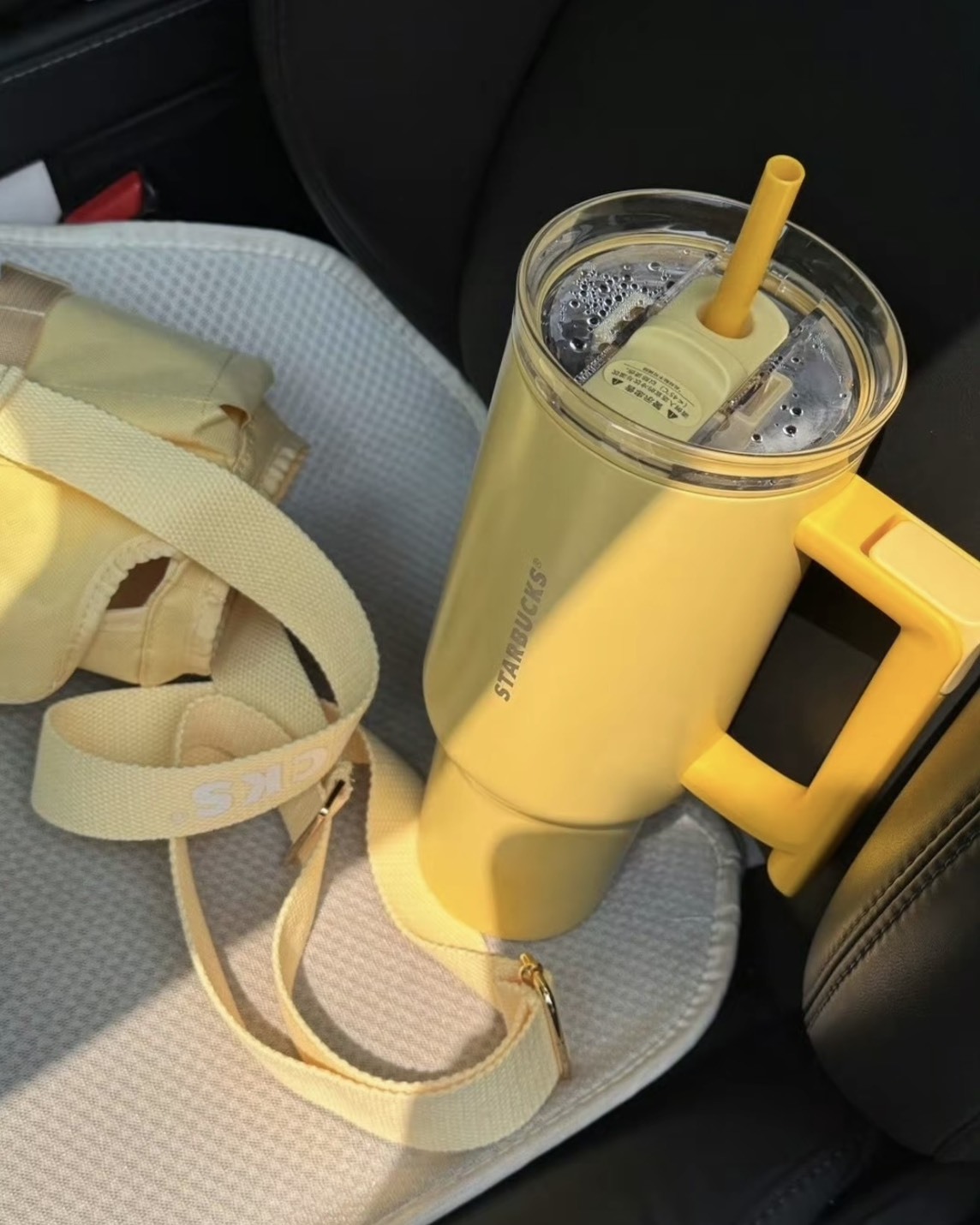 <國外限定🥭> Starbucks 星巴克吸管杯 芒果黃 熱帶風情系列 保溫保冰 1180ml