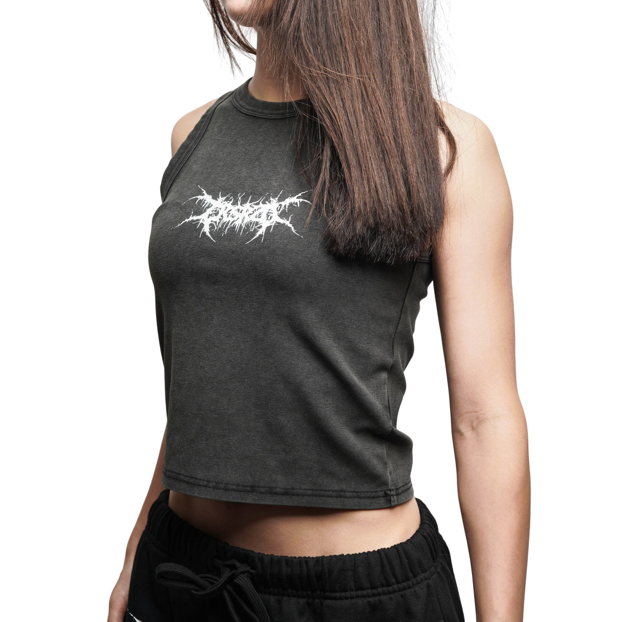 Darkness Logo Crop Top
