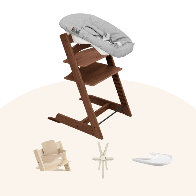 Stokke® Tripp Trapp® 初生嬰兒5件套 (橡木系列，適合0-36個月)