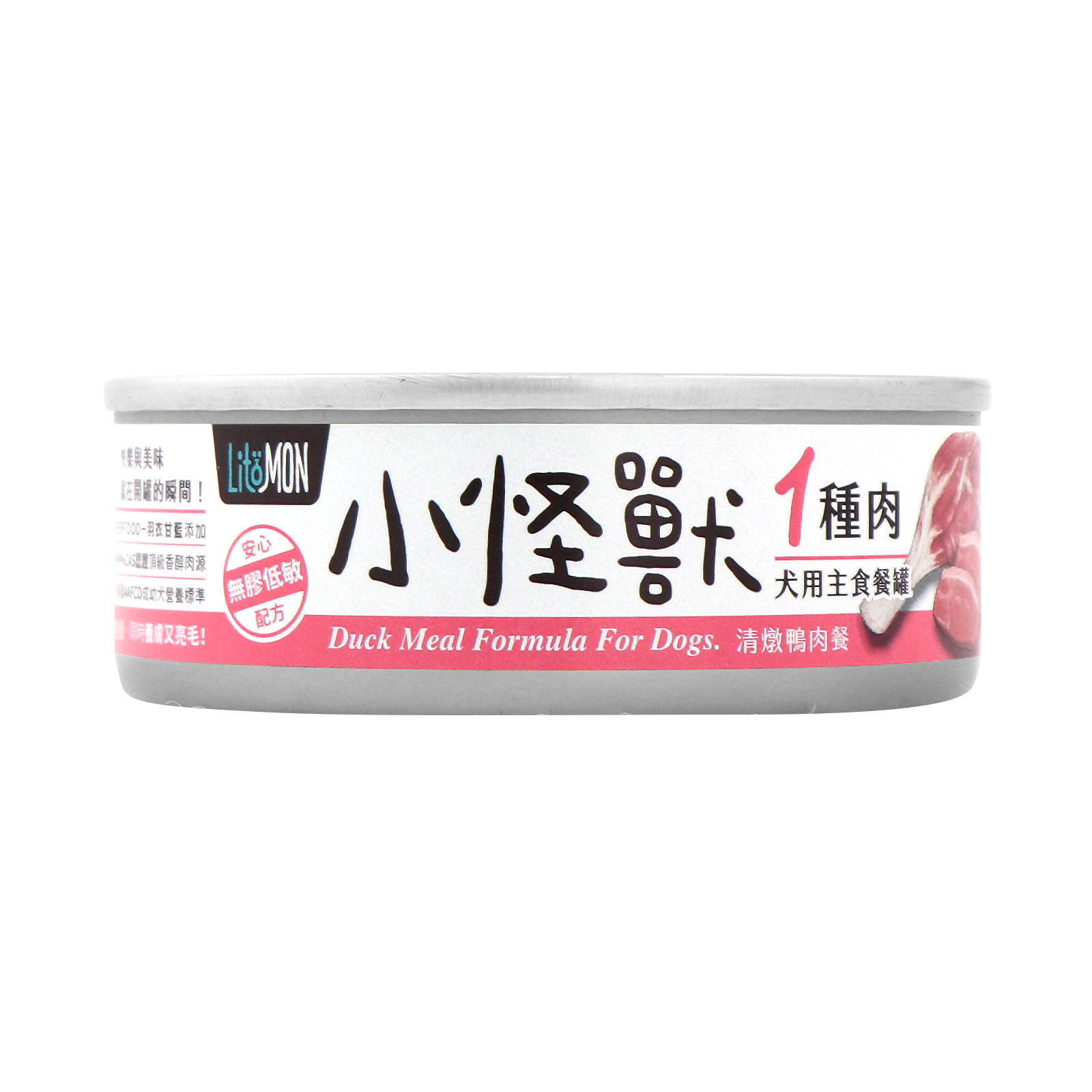 怪獸部落 犬用無膠主食罐 - 清蒸鴨肉 (82g)