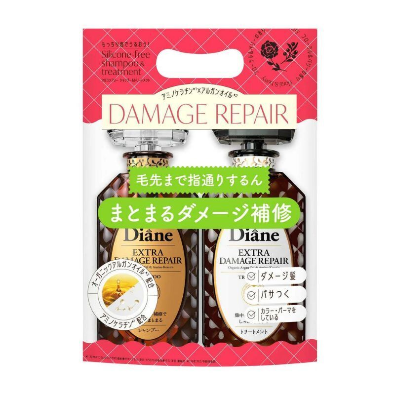 Moist Diane 香水貴油洗髮護髮套裝 深層修護 450ml x 2'S (Barcode: 4580632122142)