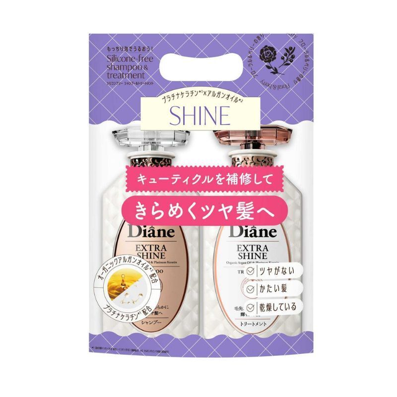 Moist Diane 香水貴油洗髮護髮套裝 滋潤亮澤 450ml x 2'S (Barcode: 4580632122159)