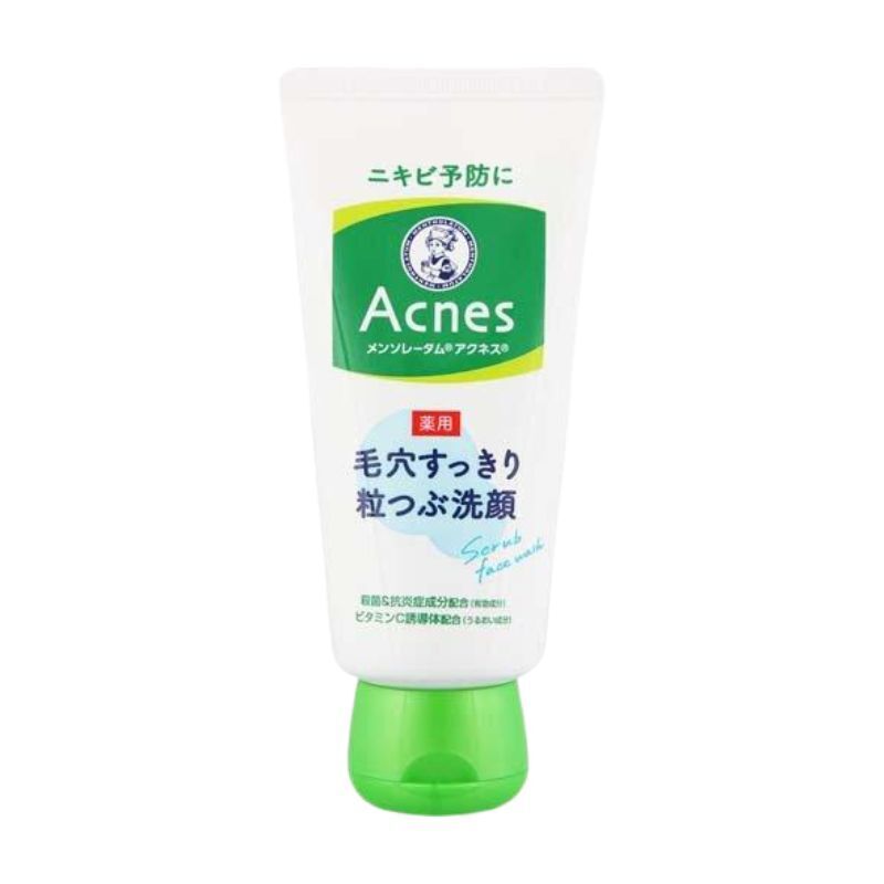 樂敦 Acnes藥用粉刺毛孔清潔磨砂潔面乳 130g (Barcode: 4987241125081)