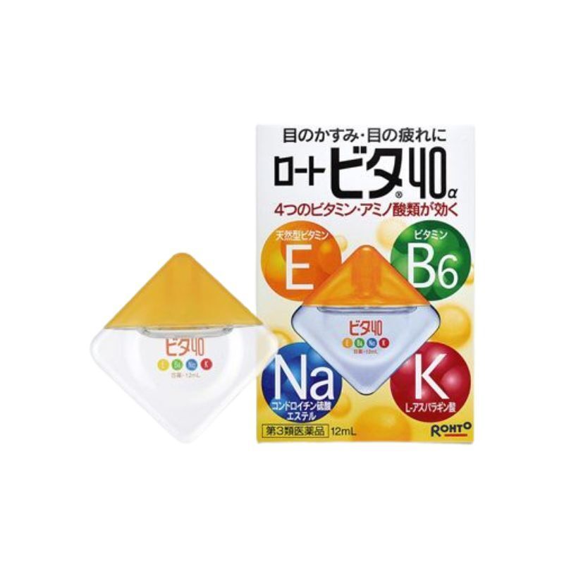 樂敦 Vita 40α 維他命眼藥水 12ml (Barcode: 4987241100521)