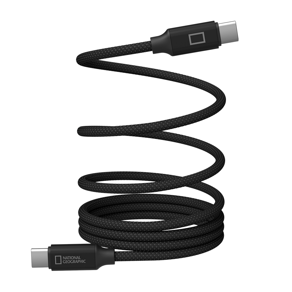 國家地理 | 磁吸充電線 Type-C to Type-C【National Geographic 台灣總代理】