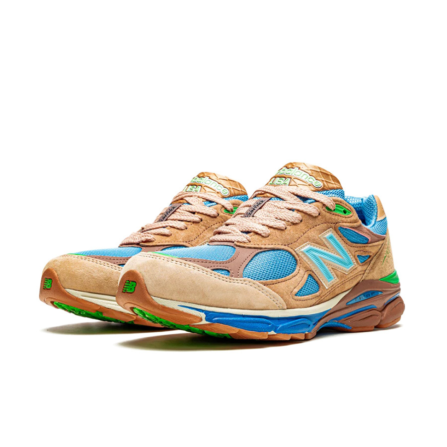 Joe Freshgoods x New Balance 990v3 Desert Rose 卡其藍綠 復古慢跑鞋 M990JG3