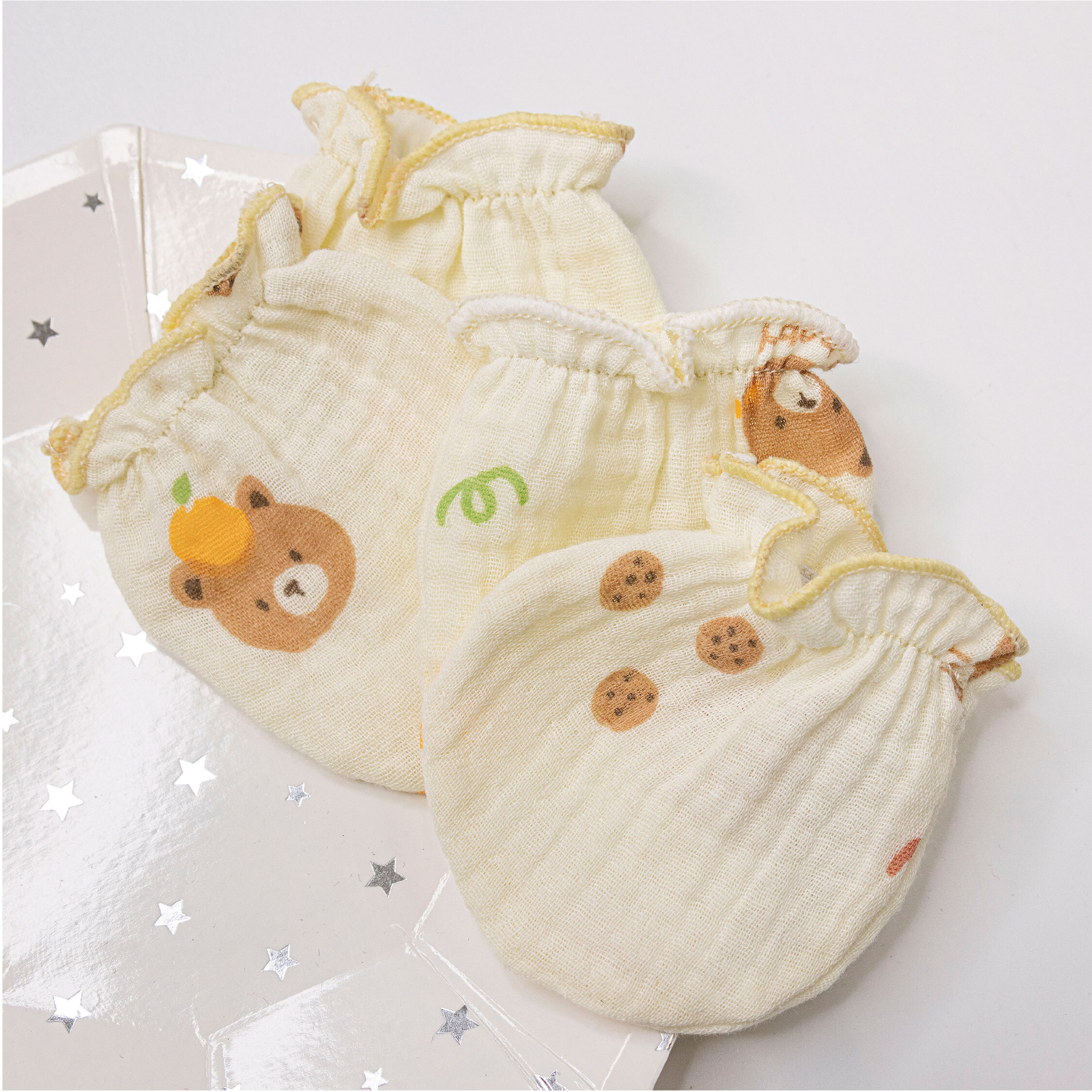 【JB0149】MIT純棉泡泡紗寶寶手套(兩雙一組)