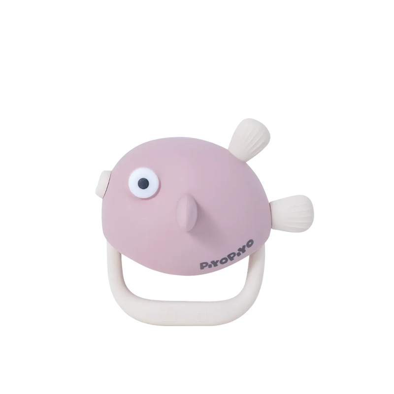 PiyoPiyo 黃色小鴨 鉑金矽膠金魚QQ固齒器