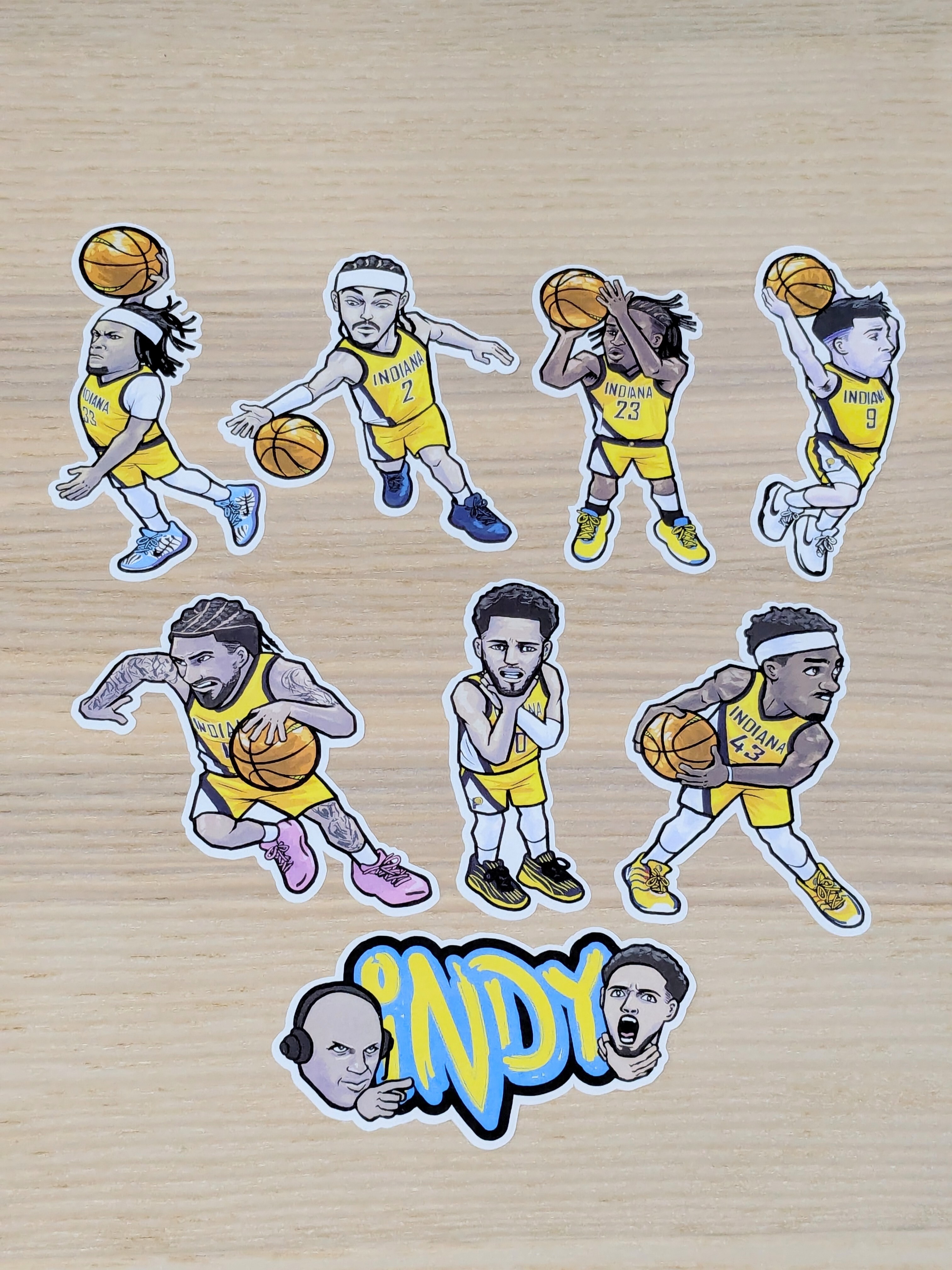 Indiana Pacers 貼紙
