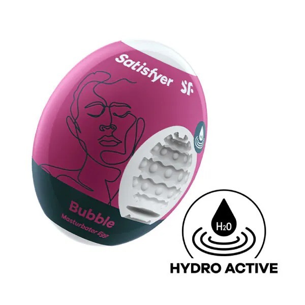 Satisfyer｜德國品牌 Bubble 愉悅蛋 小型自慰套 - 粉紫