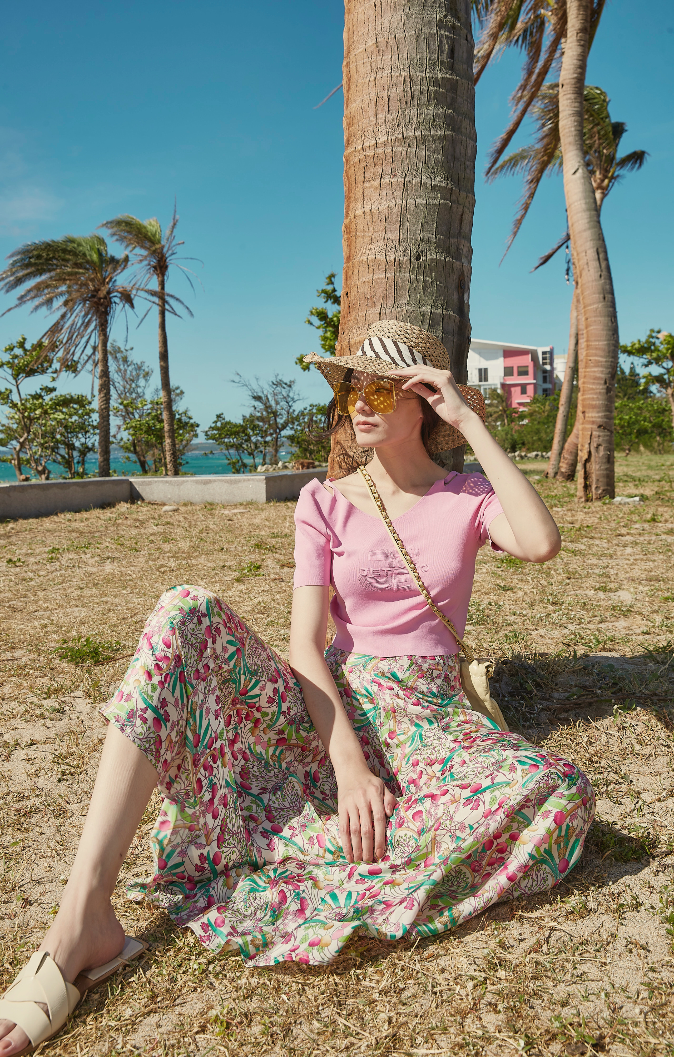 BD10110C1夏娃果實花園長裙