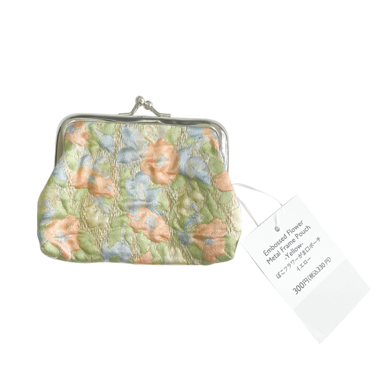 TP 花朵零錢包/黃