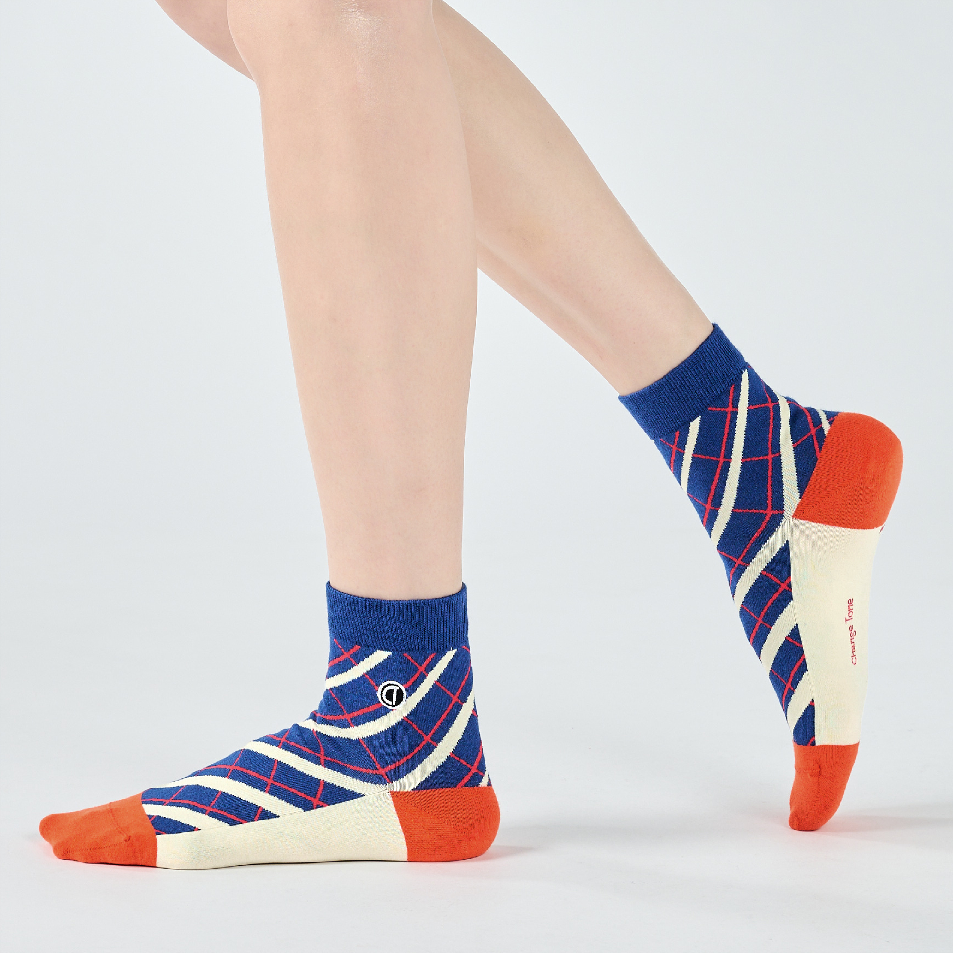 網球俱樂部〈深藍/短襪〉