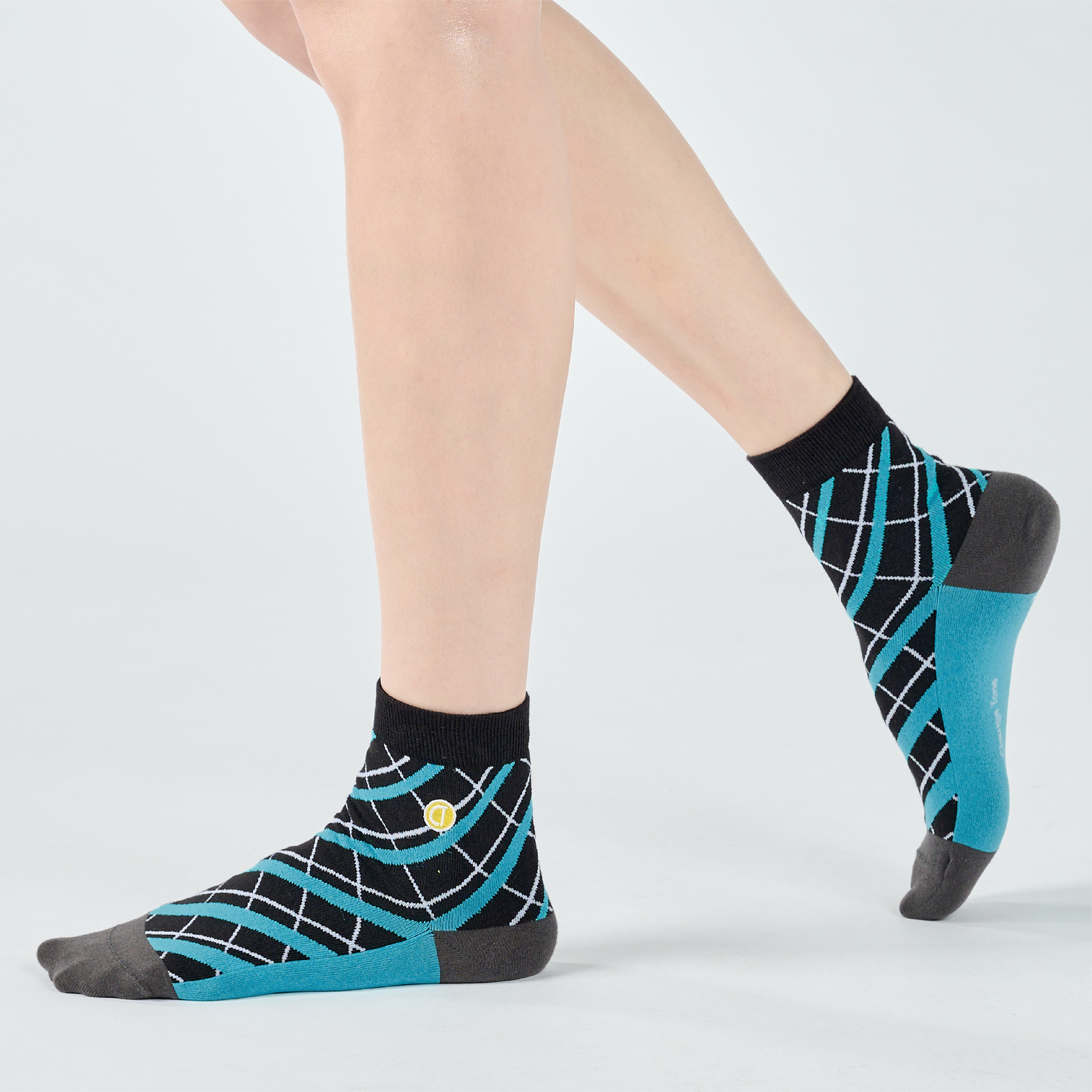 網球俱樂部〈黑/短襪〉