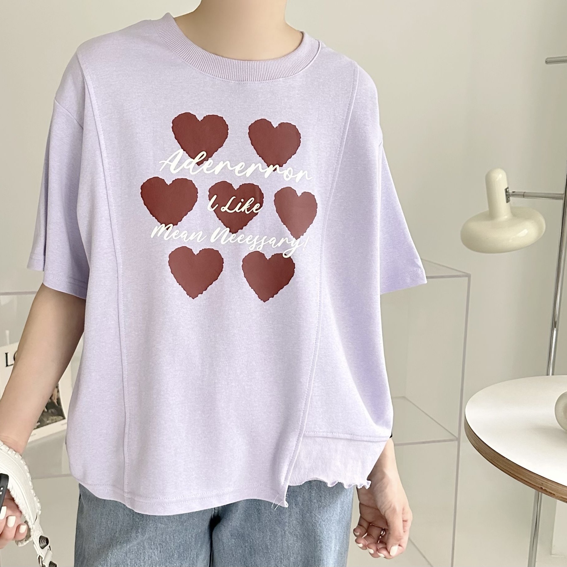 【BONNIE】心心拼英文字TOP (E69-E72)