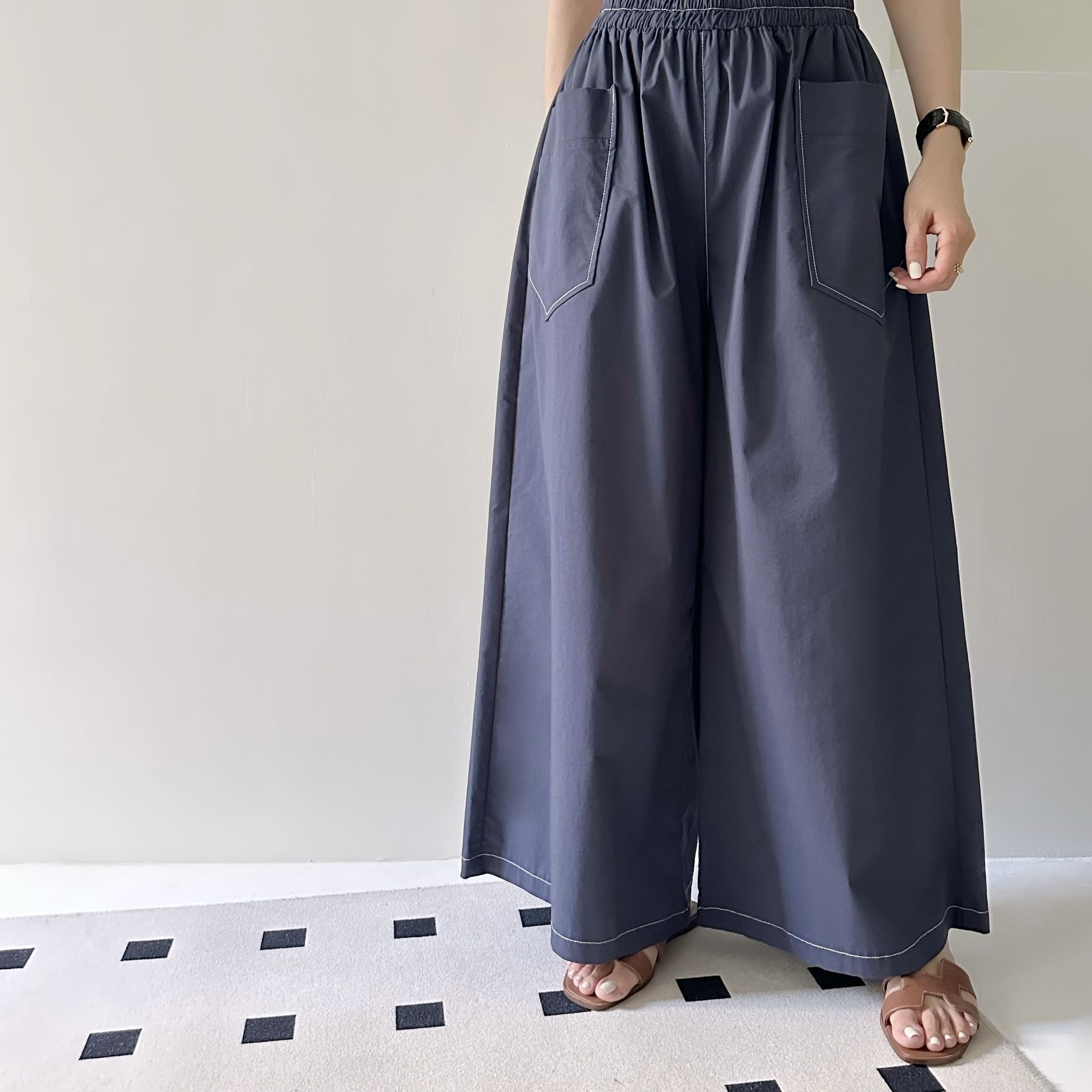 【BONNIE】車線前袋速乾闊褲