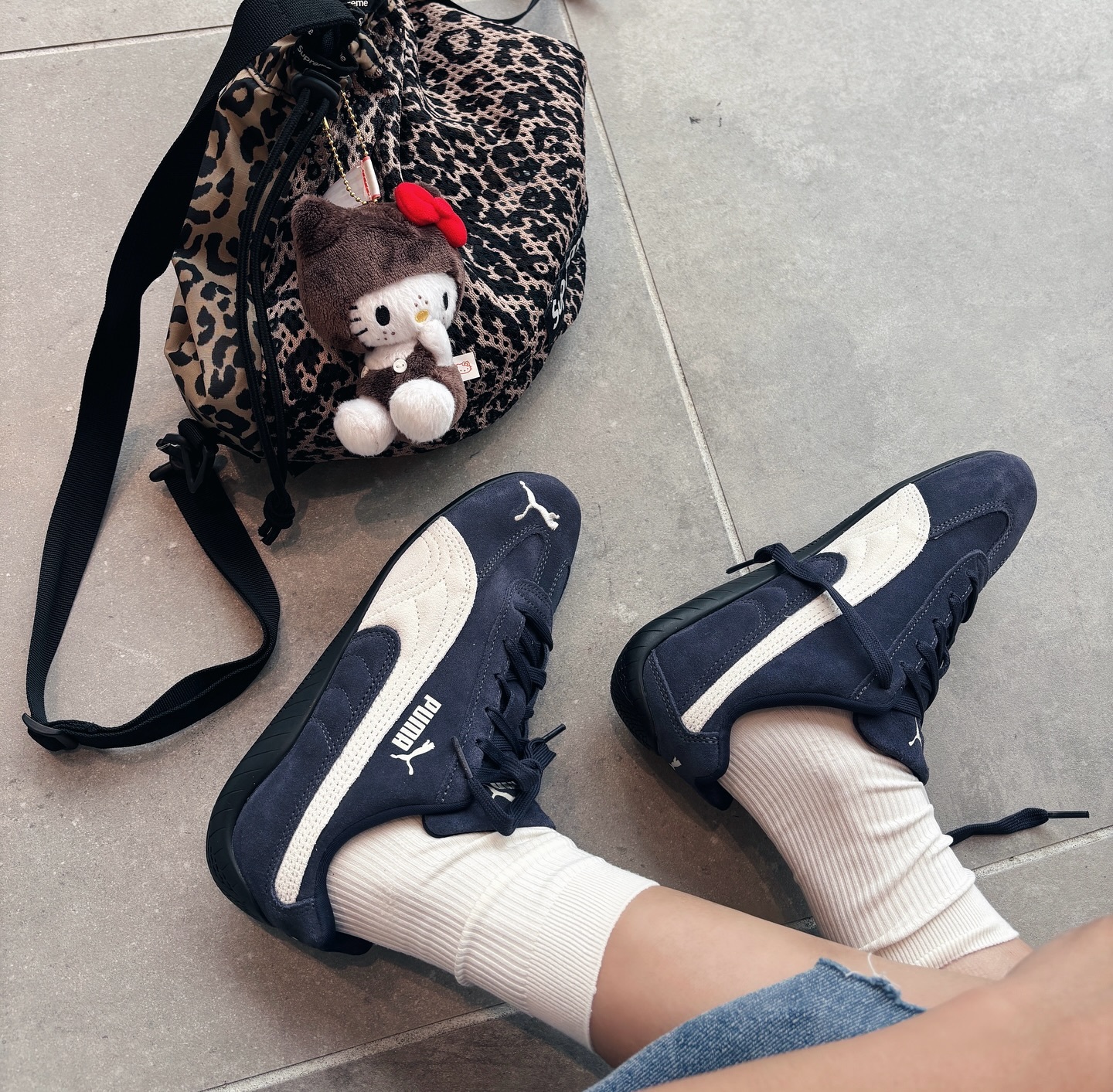 PUMA Speedcat OG 日本新款 海軍藍 朴彩英 小Logo 賽車鞋 39884638