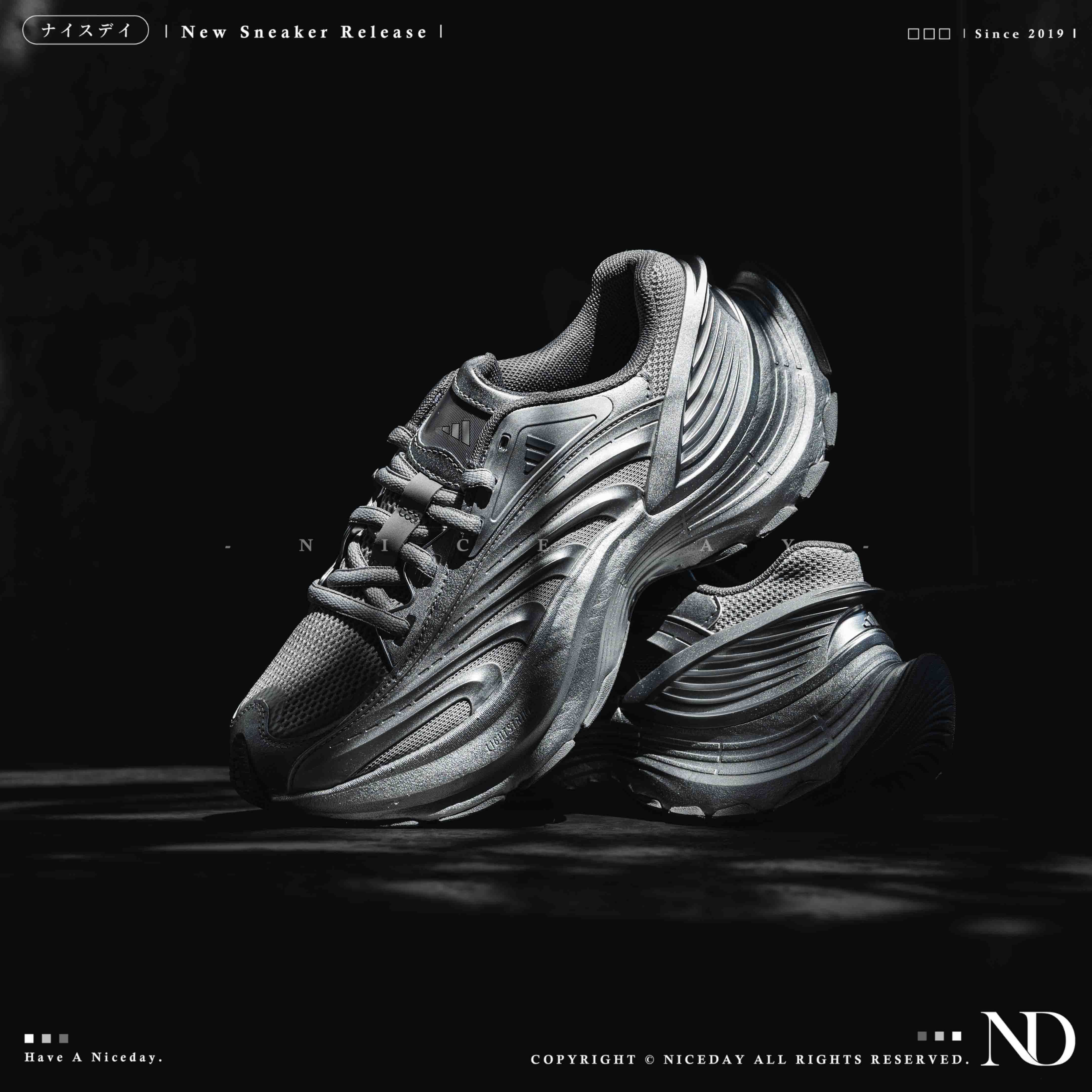 NICEDAY 代購 Adidas XLG MTW DARK GREY 灰銀 做舊 銀色 反光 灰 銀 機甲鞋 IH1574