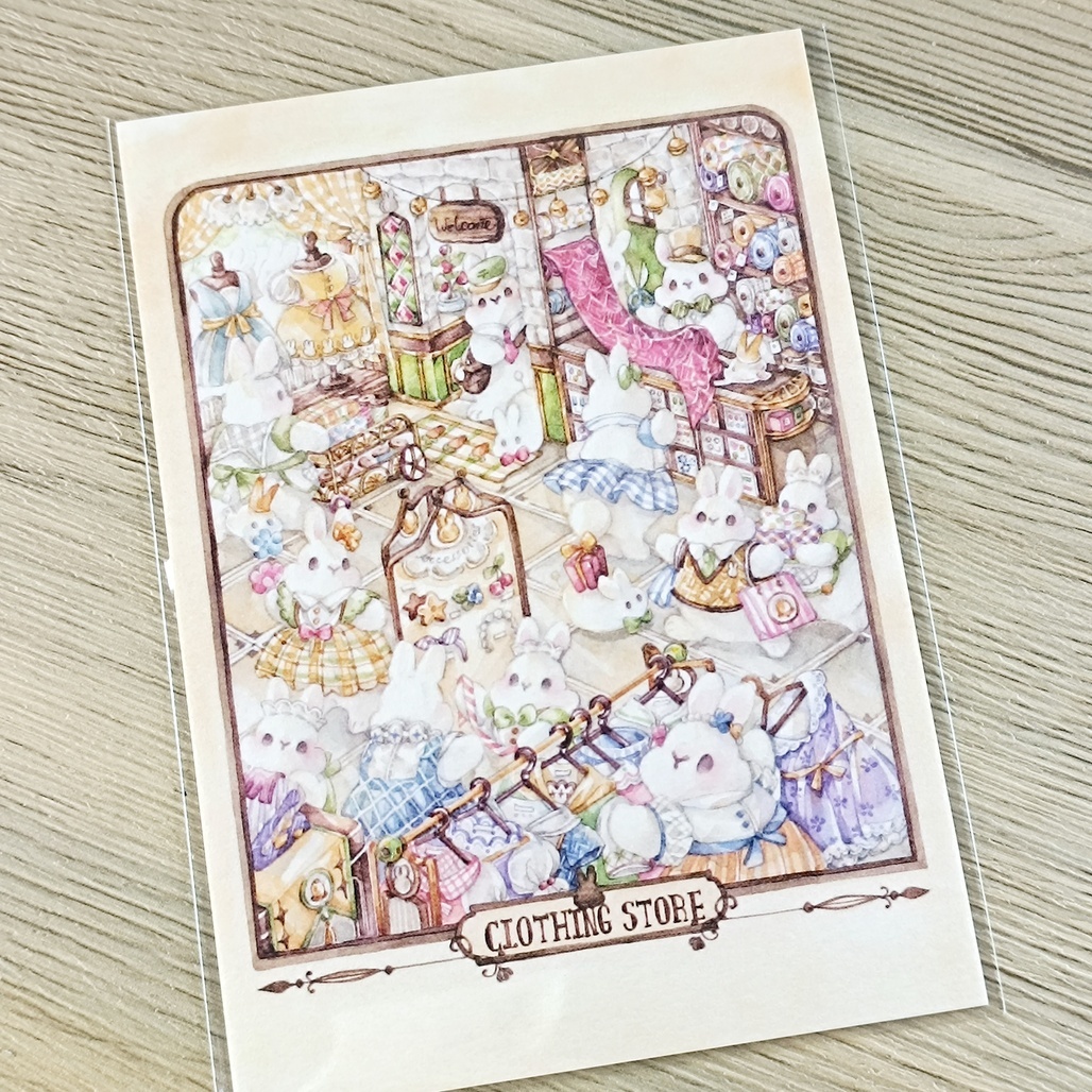 Pei+Pei．小鈴鐺服裝舖 明信片