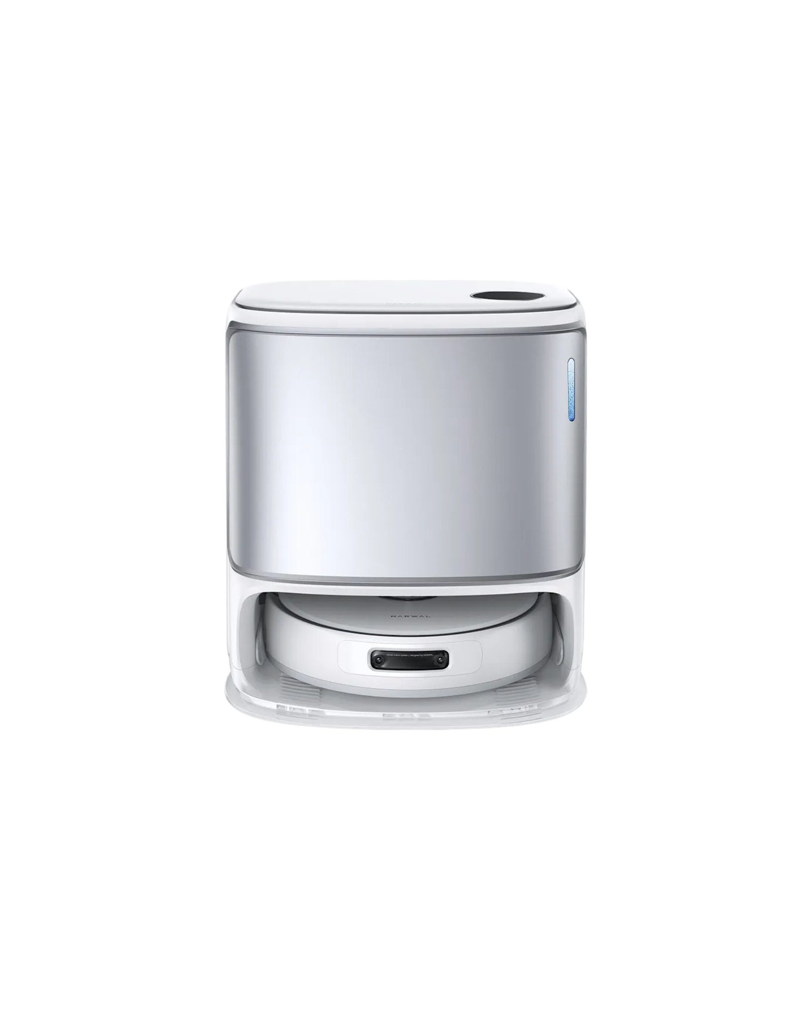 [月付型出租方案] Narwal 雲鯨 | 靚睛鯨Freo Z Ultra真雙目AI掃拖機器人銀白色(熱水熱烘/零纏繞2.0/自動集塵/8核心雙晶片)