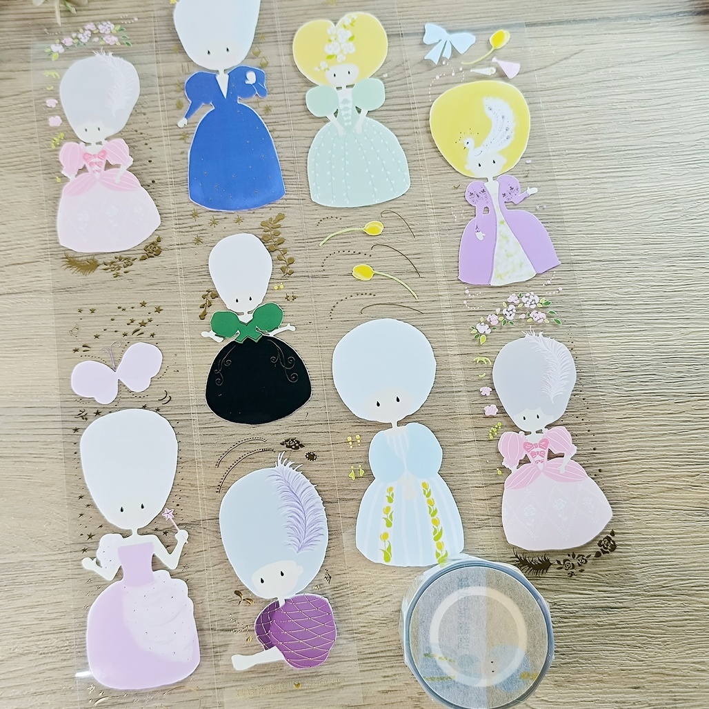 boogoo．娃娃玩造型 5cm燙金亮面PET膠帶 <整捲/分裝>